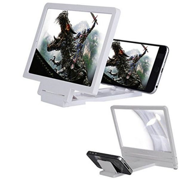 

F1 Screen Amplifier 3D Video Display Folding Enlarged Folding HD Expander Screen Magnifier Stick Bracket Eyes Protection Holder With Package