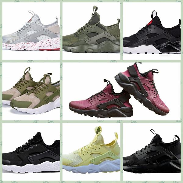 

nhrc4a hot sale huarache 4,0 1,0 тапки кроссовки тройной черный huaraches дышащие камуфляж тренеры мужчины женщины на открытом воздухе обувь
