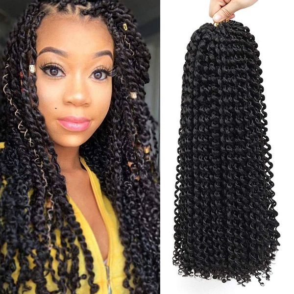 2020 Passion Twist Hair Long Inch Crochet Braids Hair Water Wave