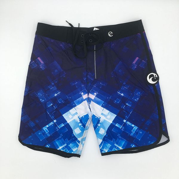 

2019 plaid print stretchable boardshorts mens quick-dry beachshorts elastane spandex board shorts casual shorts bermudas