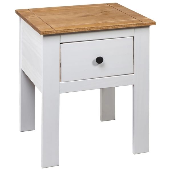 

bedside cabinet white 46x40x57 cm pine panama range dining room furniture