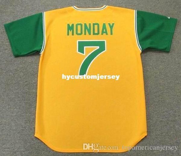 

custom rick monday oakland stitched 1969 sewing shirt jersey retro mens jerseys size xs-4xl.5xl, Black;blue