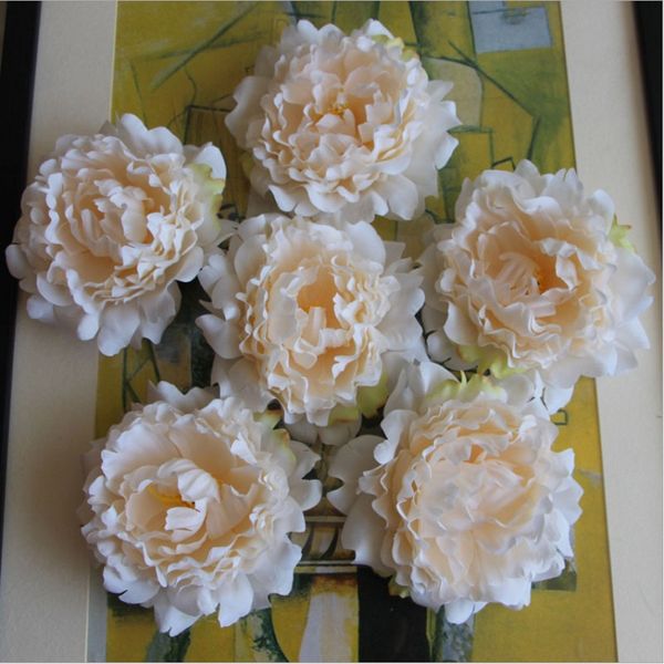 

20pcs 14cm large artificial silk peony flower heads for wedding christmas decoration diy wreath craft fake flowers wall