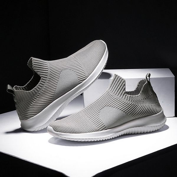 

air mesh men casual shoes sneakers lac-up men shoes lightweight comfortable breathable walking sneakers zapatillas hombre, Black