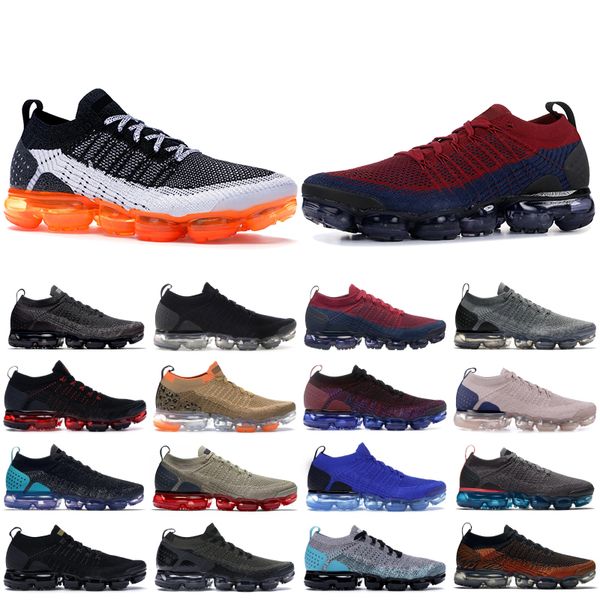

knite 2.0 designer shoes cny triple black white multi-color safari mens womens shoes fly black punch racer blue bhm running sneakers