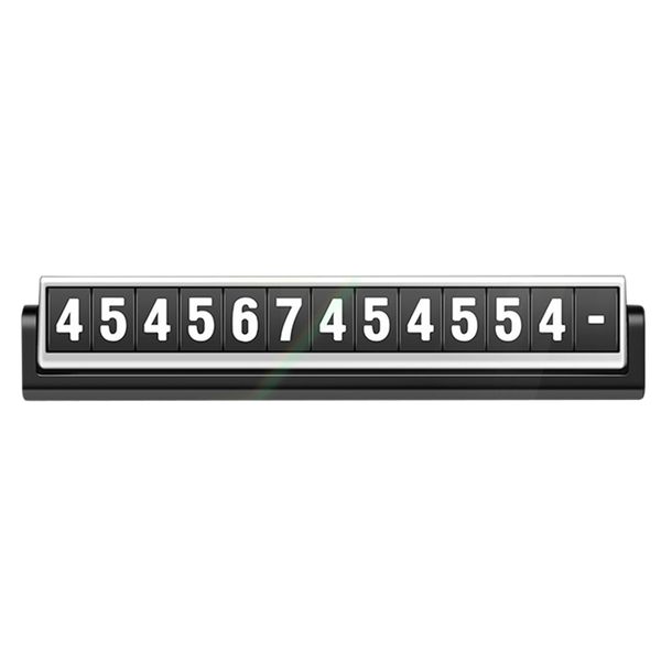 

portable temporary sunproof adsorption design telephone number luminous car parking card styling sauto accessories magnetic