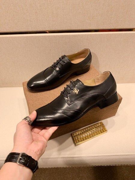 

дизайнерская обувь simple new concept business leather dress shoes, стильная и элегантная, тренд, кожа, счетчики, подошва дышащая, размер38, Black