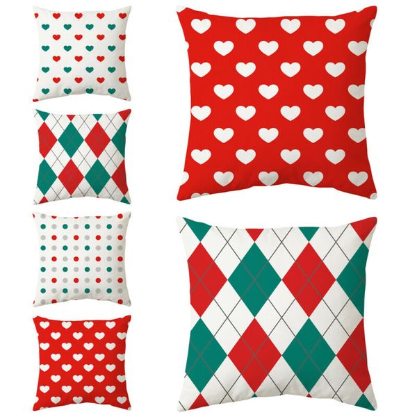 

cushion/decorative pillow geometric cushion covers plaid stripes print case for home chair sofa decoration pillowcases