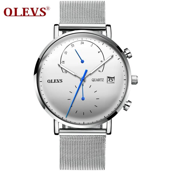 

watch men brand luxury mens watch milanese steel strap clock men watches relogio masculino horloges mannen erkek saat, Slivery;brown