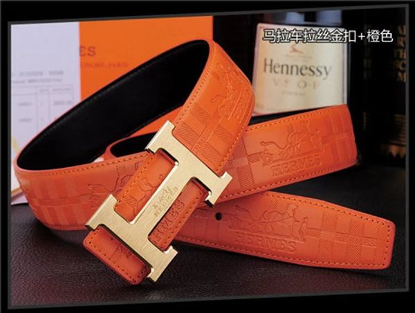 

I-buckle belt genuine men's leather business copper buckle in the middle of the year cowhide belt high-end fashion free shipping
