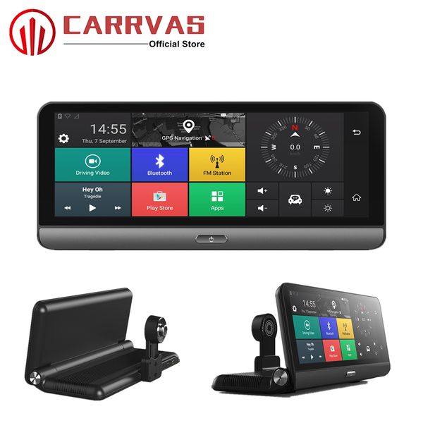 

carrvas car dvr 8 inch 1080p android 5.0 gps navigator 1g 16g rom with bluetooth g-sensor dvr navigation 1280*480 for