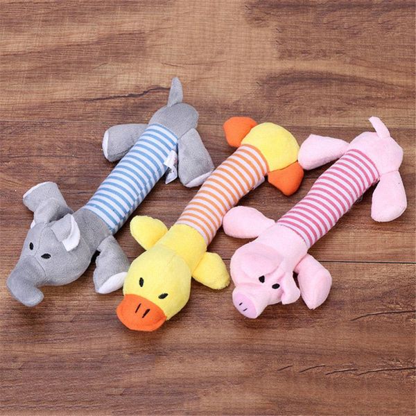 

pet puppy chew squeaker squeaky plush sound pig elephant duck for dog sound toys
