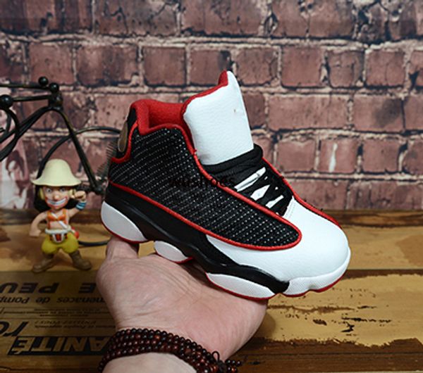 

вероятные 13 детская обувь детская обувь 13 баскетбол высокое качество спортивная обувь молодежи кроссовки продажа размер: us11c-3y eu28-35, Black