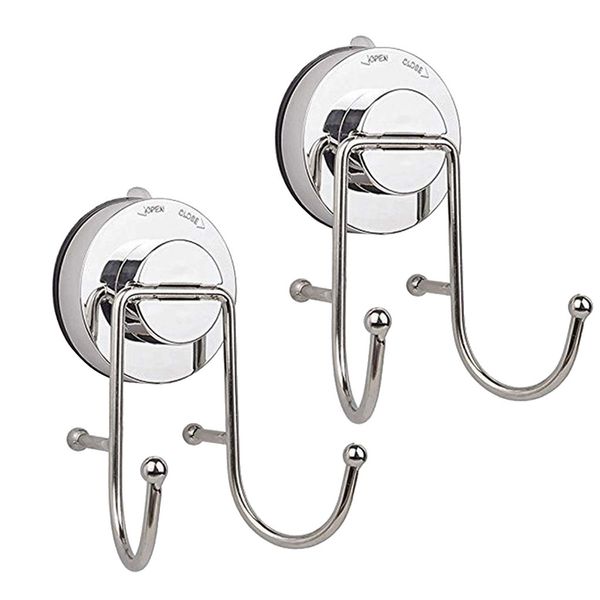 

vacuum suction cup hook holder organizer bathroom kitchen towel hanger storage