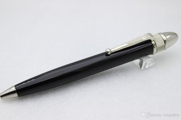 

rx pen , metal pen round head series black color luxury ballpoint pen for writing, Blue;orange