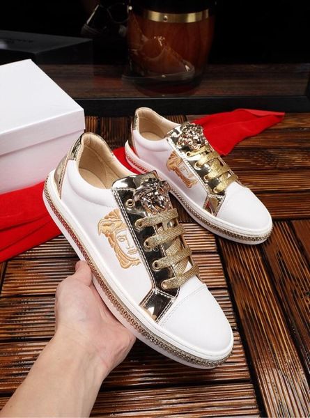 

2019ss Итальянская мужская дизайнерская обувь повседневная обувь и спортивная обув