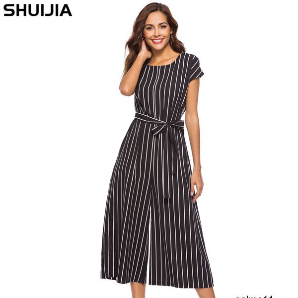 

женщины дизайнер пригородный полосатый комбинезон icoi, Gray