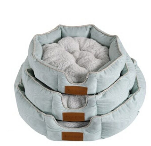 

autumn winter warm pet dog nest soft cotton dog cat house fashion detachable puppy kitten bed round dog kennel