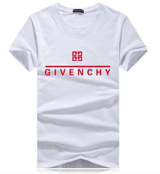 

wholesale t-shirt summer o-neck printing short sleeve t-shirt men's and women's shirts men's t-shirt delivery, White