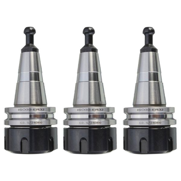 

eleg-3pcs metal iso30 er32 50 balance collet chuck g2.5 24000rpm cnc toolholder