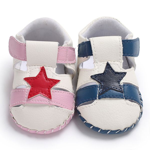 

baby summer five-star color matching baby shoes