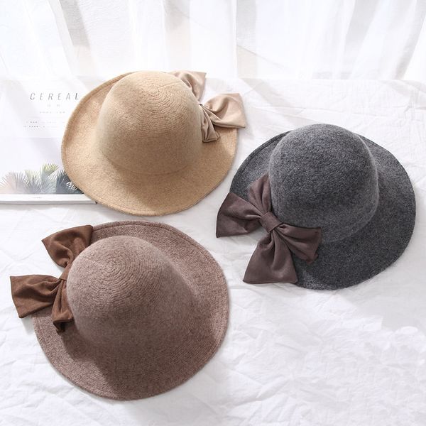 GREY TOP HAT NEW WOOL