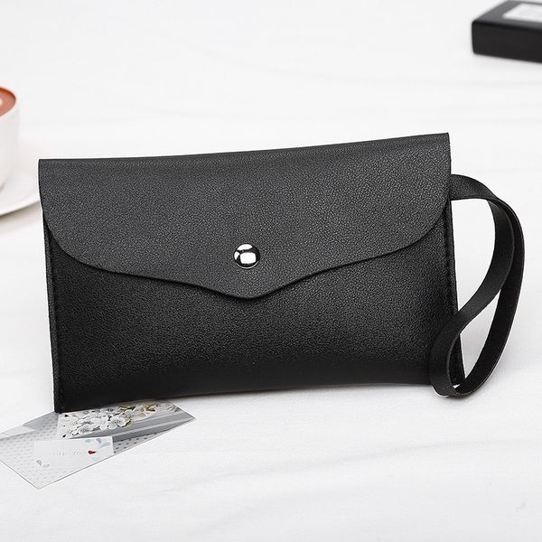 

wallet women's long multifunction handbag women's purse 2019 new style mobile phone bag clutch bag, Black