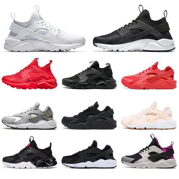 

с носками воздуха макс huarache 4.0 1.0 классический тройной белый черный красный кроссовки для мужчин женщин спортивные кроссовки тренеры