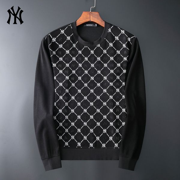 

2019 new logistics fashion men sweater luxury long sleeve sweater medusa european and american fashion trends sweater-a30, White;black