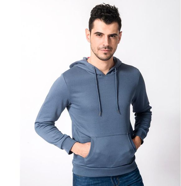 

2020 нового fn9776 мода марка пары толстовки весна осень мужской повседневный hoodies толстовки мужского сплошной цвет толстовки толстовка t, Black