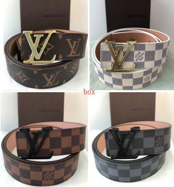 

designers belt luxury belt mens v4 louis vuitton s women belt big gold buckle snake black leather classic belts with box