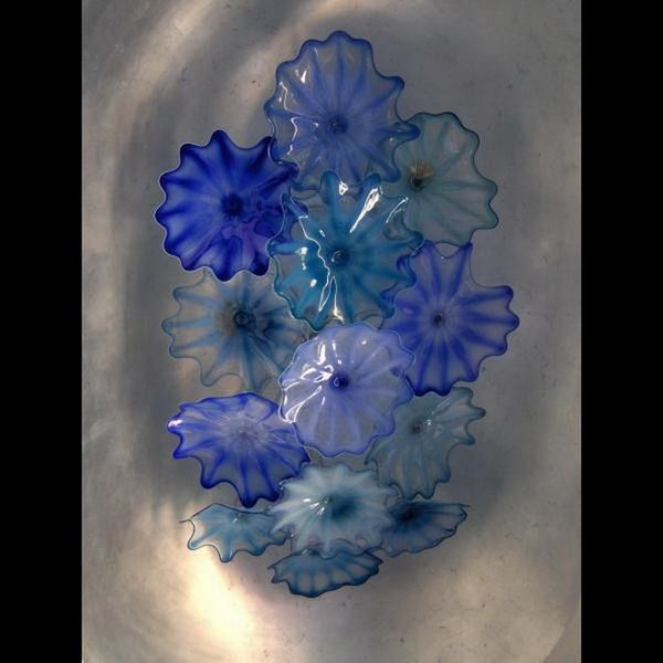 

beautiful wall art decorationartistic flower on the wall interior lighting bold colored hand blown murano glass wall plates