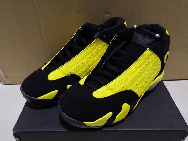 

with box)2019 14 bumblebee basketball shoes men yellow black sneaker