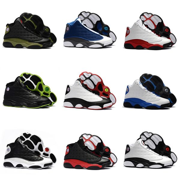 

13С мужская баскетбол обувь кроссовки мужчины всячески препятствовать разводят Рэй Аллен ЧП О. Г. Флинта остров Джордан 13 зеленый Lakeres Чикаго обувь Вишневое