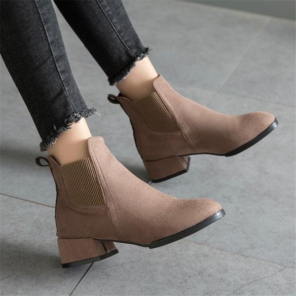 

women boots ankle boots for women platform female girl winter fur snow leather luxury shoes women designers boots, Black