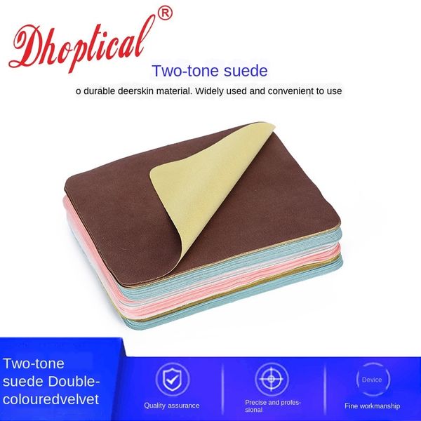 

double color screen suede glasses accessories cleanable mobile phone screen cleaning cloth glasses cloth 15*18cm