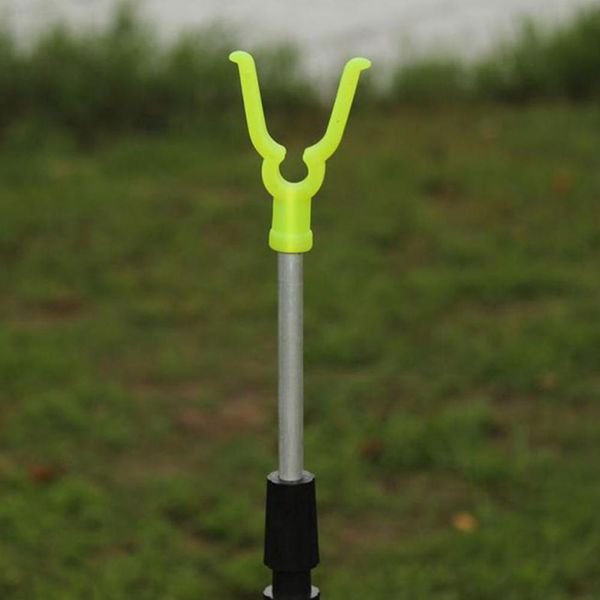 

fishing rod bracket aluminum alloy squid simple bracket rod y-shaped frame aluminum alloy 1.02 meters outdoor