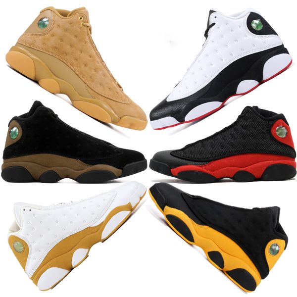 

Top Quality Men 13 Basketball Shoes 13s Mens Wheat He Got Game Black Cat Love and Respect Grey Toe OG boots Designer Shoes