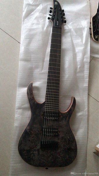 

Whole ale guitar cu tom model 8 tring electric guitar olid wood jujube body ebony in brown natural 181007