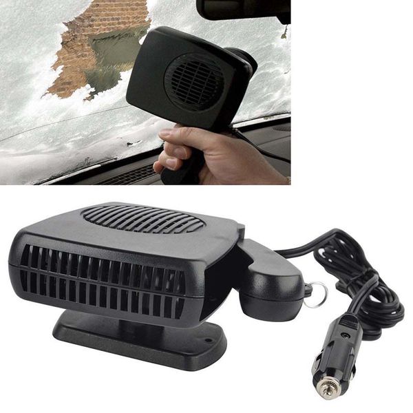 

12v/24v portable car defroster demister heating cooling fan heater ajustable defogger nr-shipping