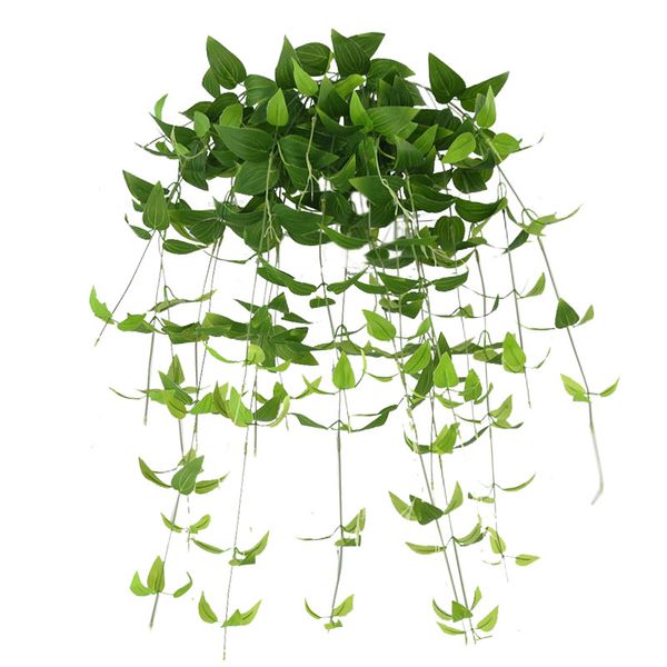 

artificial flowers cloth clematis fake flower garland leaves hanging vine leaf foliage plants for indoor outdoor wedding decorat