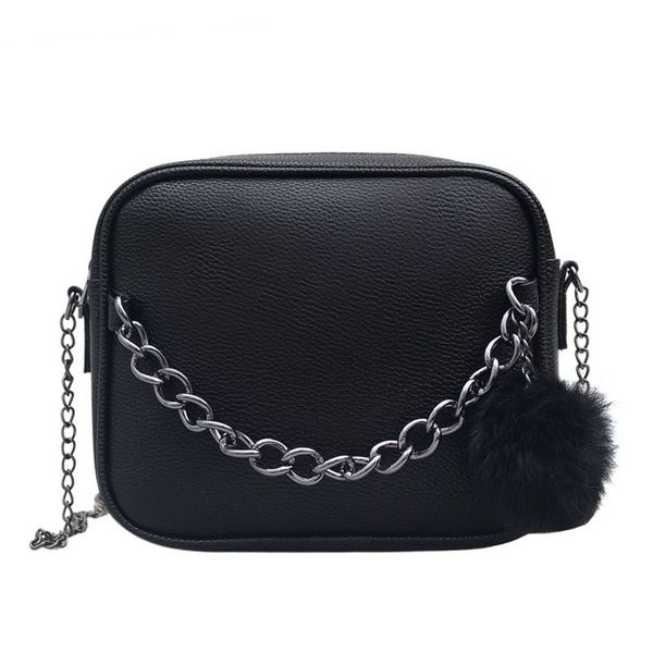 

women bag fashion women messenger bags rivet chain shoulder bag pu leather crossbody quiled crown bags
