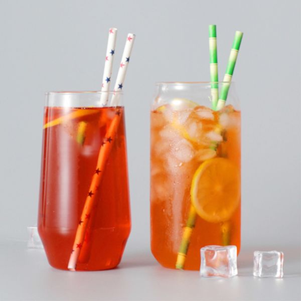 

25pcs/pack drinking straws milk coffee straw christmas series drinks straws for party cake decoration grade kraft paper