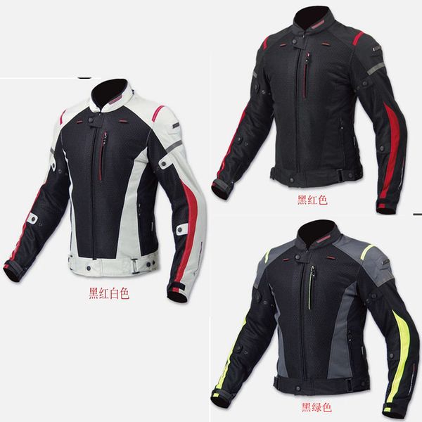 

2018 new komine jk-069 mesh breathable motorcycle racing suit riding anti-fall clothing off-road locomotive clothing v