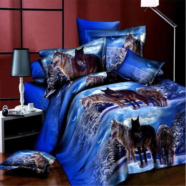 3d Bedclothes Bed Set Peacock Animal Flower Reactive Printed Bedding Sets Bed Sheet Duver Cover Pillowecases Home Textile Buy Duvet Covers Online