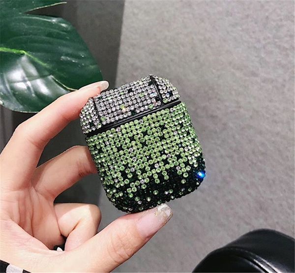 

мода сияющей сверкающее bing airpods 4 цвета чехла для apple airpods обложки для air стручков airpod iphone аргументов в наличии