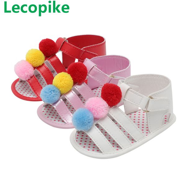 

lecopike baby girl sandal summer baby shoes moccasins adorable anti-slip hook loop pu soft sole shoe for babies 0-18 months a20