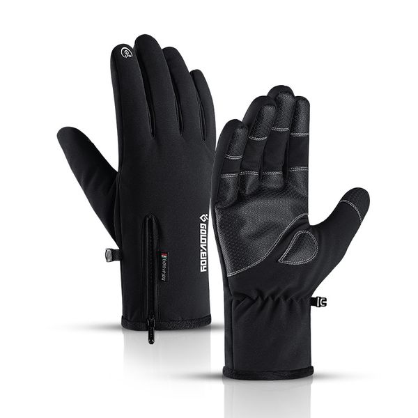 

men's new motorcycle gloves winter warm all finger screen touch gloves bicycle motorcycle waterproof windproof warm gloves