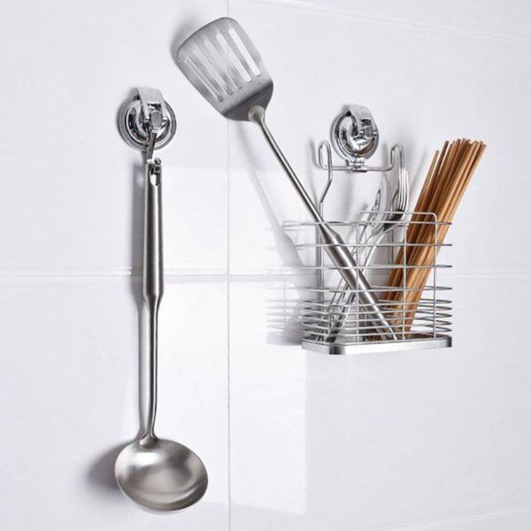 

heavy duty vacuum suction cup hooks kitchen bathroom adhesive wall hanger