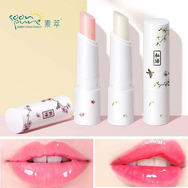 

lip balm soonpure vaseline moisturizing anti dryness lipstick highly nourishing makeup beauty light pink color repair dry skin